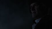George Washington looks on at the British