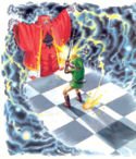 Link vs. Agahnim (artwork)