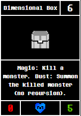 Dimensional box