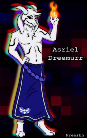 Archivo:Asriel Dreemurr by Freeshh.png