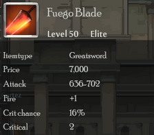 Fuego Blade