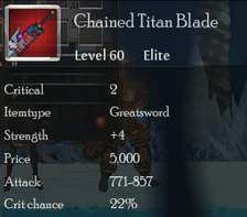 Chained Titan Blade