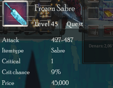 Frozen Sabre