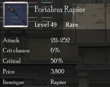 Fortaleza Rapier