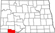 200px-Map of North Dakota highlighting Adams County svg