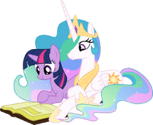 Twilight and Celestia