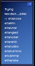 Dictionary hacker