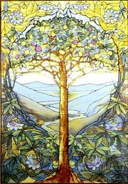 Stained window Tifftree