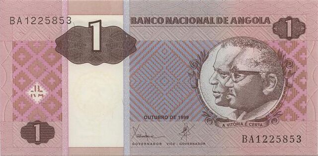 Dosiero:Angola 1 kwanza 1999 obv.jpg