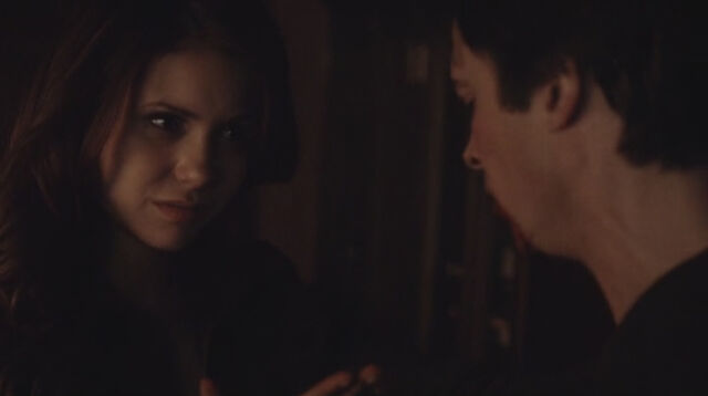 File:Katherine trying to make Damon feed on her.jpg