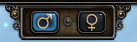 Character creation gender selection