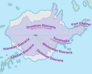 Glaciaria Map