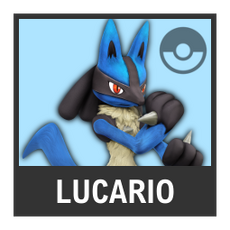 Super Smash Bros. Strife character box - Lucario