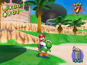 Yoshi Mario Sunshine