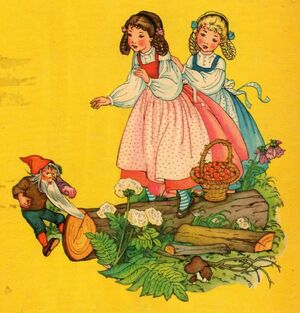 Bianchina-e-rosetta-gerda-mullersnow-white-and-rose-red-dont-stand-about-like-that-come-and-help-me