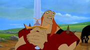Ruber taking Excalibur