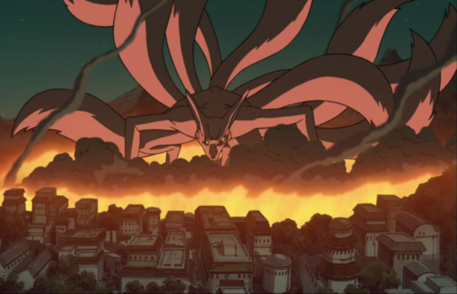 File:1000px-Konoha's destruction by Kyuubi.png