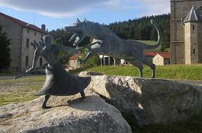 Statue de la bête