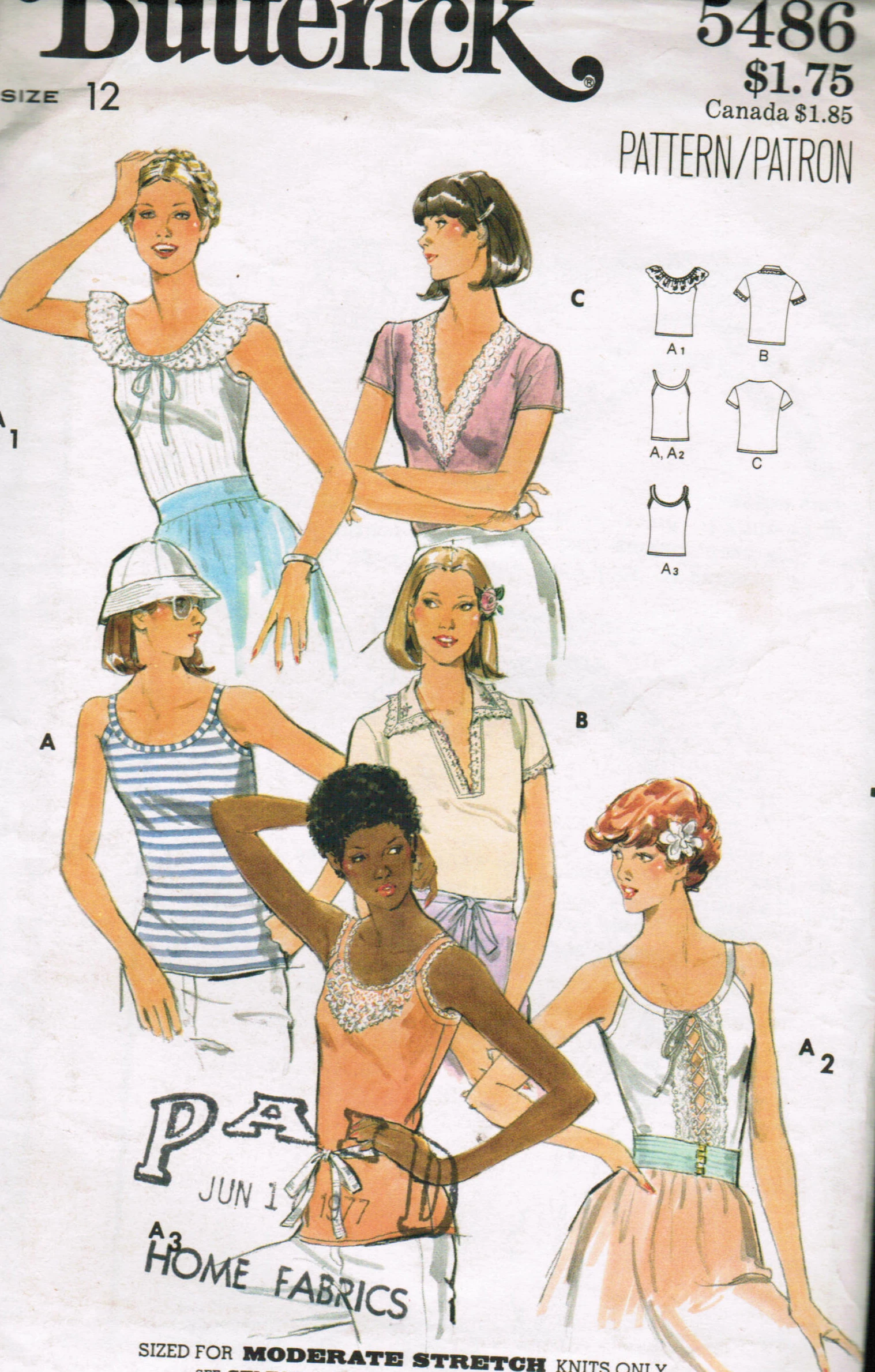 Butterick 5486 | Vintage Sewing Patterns | FANDOM powered by Wikia