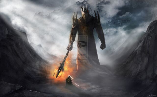 File:Morgoth and fingolfin by likearussianbear-d4l7kqe.jpg