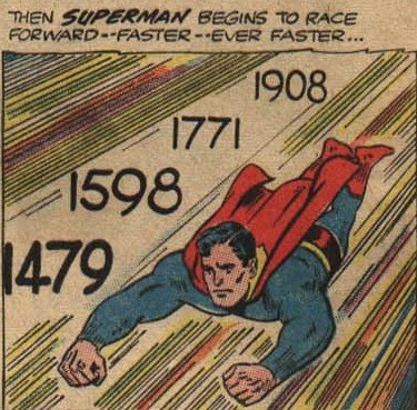 Image result for superman time travel cover