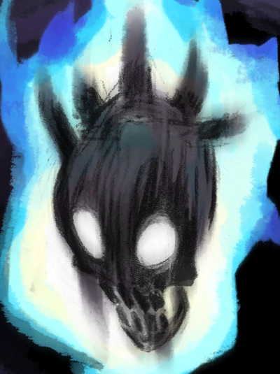 Skull heart