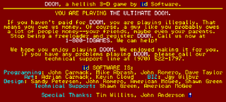 ENDOOM Doom1