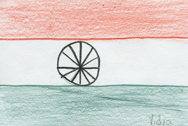 File:Vidya Vinnakoto Indian flag.jpg