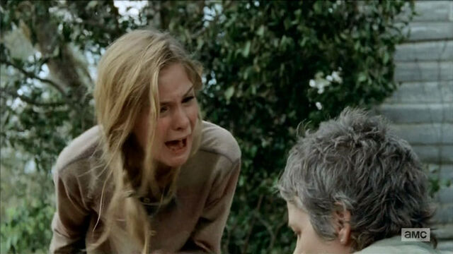 File:Walking-Dead-The-Grove-Carol-kills-zombie-Lizzie-snaps.jpg