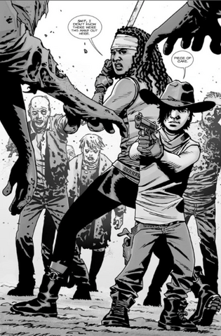 File:Carl and Michonne.png