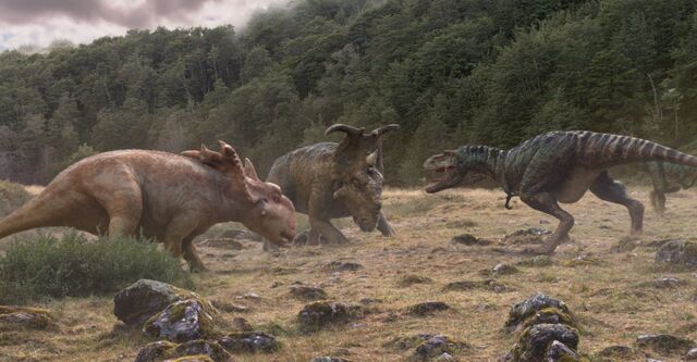 File:GorgosaurusVsPachyrhinosaurus.jpg
