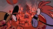S1e1a Distressed Bingleberry Festival in distance