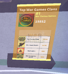 Top War Games Clans