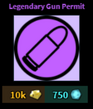 Legendary Gun Permit