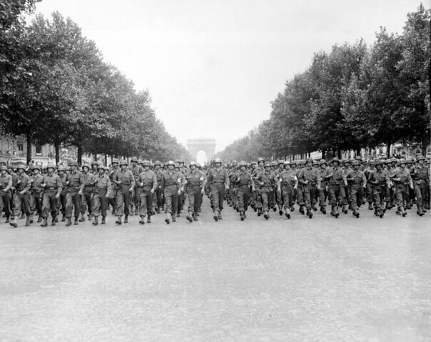 File:American troops march down the Champs Elysees.jpg