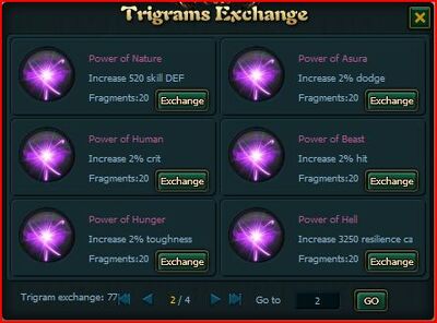 Purple trigrams