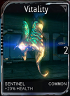 Vitality, Sentinel