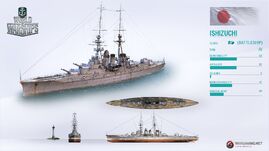 Japanese Battleship Ishizuchi