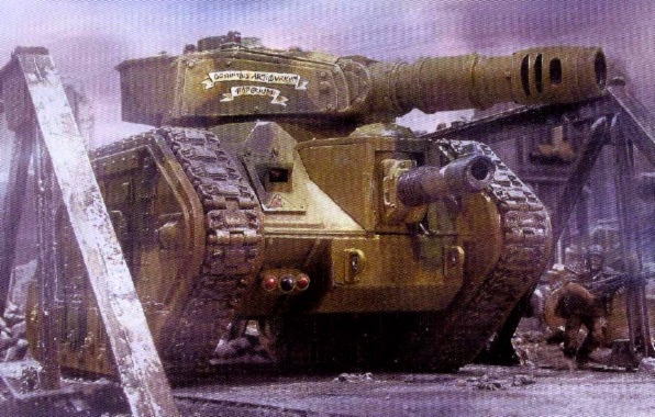 warhammer 40k leman russ battle tank