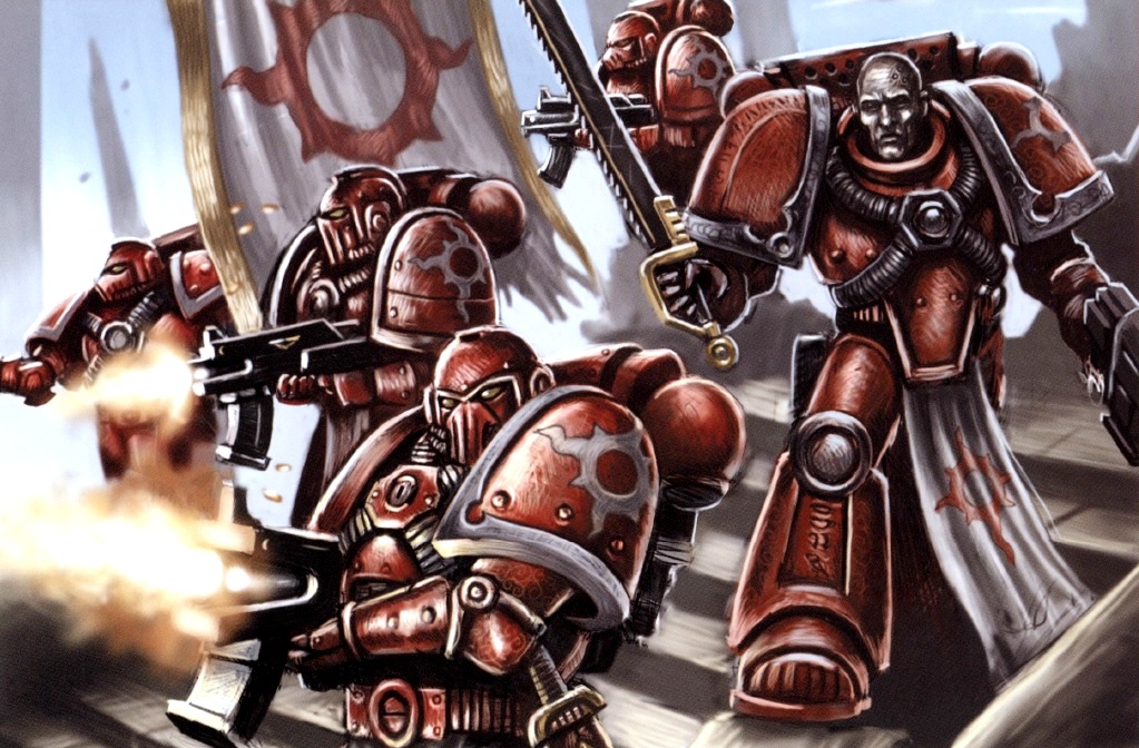 Warhammer 40k Thousand Sons - Horus Heresy (without helm + retinal enhancer) Minecraft Skin