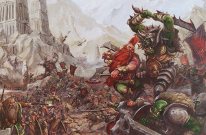 Warhammer Greenskins vs Dwarfs