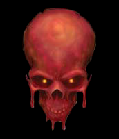 Crimson skull