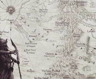 Warhammer Map Nehekhara
