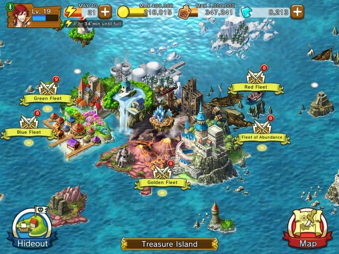 Treasure Island all fleet