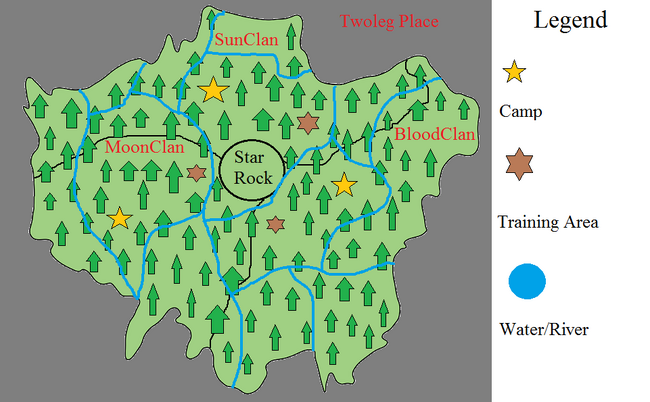 Twoleg Clan Territory