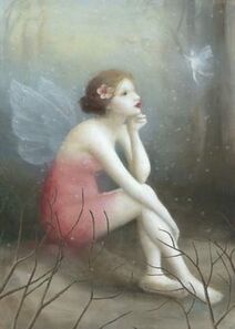 Fairy watching an atomy