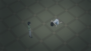 Tomoko bows to Kasaka