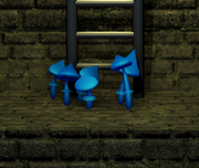 Blue Mushrooms