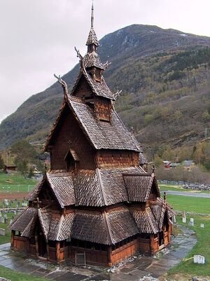 449px-Borgund stavkirke