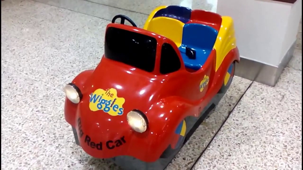 red mini ride on car